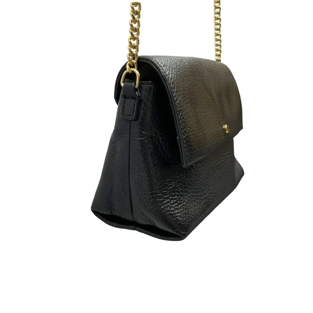 SOLD 🔴 Banana Republic leather shoulder bag Crossbody bag with gold chain - Picture 4 of 15